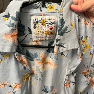 Naked and Famous Hawaiian style shirt